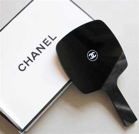 red chanel makeup mirror|chanel hand held mirror.